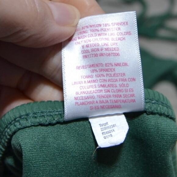 Xhilaration Green Bikini Bottoms Small Top is Medium - Picture 5 of 7